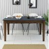 ΤΡΑΠΕΖΙ ΤΡΑΠΕΖΑΡΙΑΣ STANDARD HM9507.01 ΜΕΛΑΜΙΝΗ ΚΑΡΥΔΙ-ΑΝΘΡΑΚΙ ΜΕ ΑΠΟΘ.ΧΩΡΟ 145x88x75Yεκ.