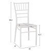 ΚΑΡΕΚΛΑ ΠΟΛΥΠΡΟΠΥΛΕΝΙΟΥ CATERING TIFFANY HM8058.31 ΛΕΥΚΟ 39x46x89Υεκ.