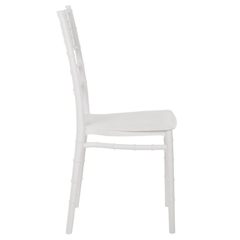 ΚΑΡΕΚΛΑ ΠΟΛΥΠΡΟΠΥΛΕΝΙΟΥ CATERING TIFFANY HM8058.31 ΛΕΥΚΟ 39x46x89Υεκ.