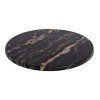 ΕΠΙΦΑΝΕΙΑ ΤΡΑΠΕΖΙΟΥ Φ60Χ2.5εκ. 5787 WERZALIT BLACK GOLD MARBLE HM5227.15