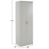 ΝΤΟΥΛΑΠΑ 2ΦΥΛΛΗ BAILEY ΜΕ ΤΡΙΑ ΡΑΦΙΑ HM337.05 ΜΕΛΑΜΙΝΗ ΛΕΥΚΗ 60Χ43Χ181Υεκ.