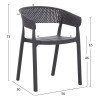 ΠΟΛΥΘΡΟΝΑ ΠΟΛΥΠΡΟΠΥΛΕΝΙΟΥ PERFOE HM5941.10 ΓΚΡΙ 56x50x73Υεκ.