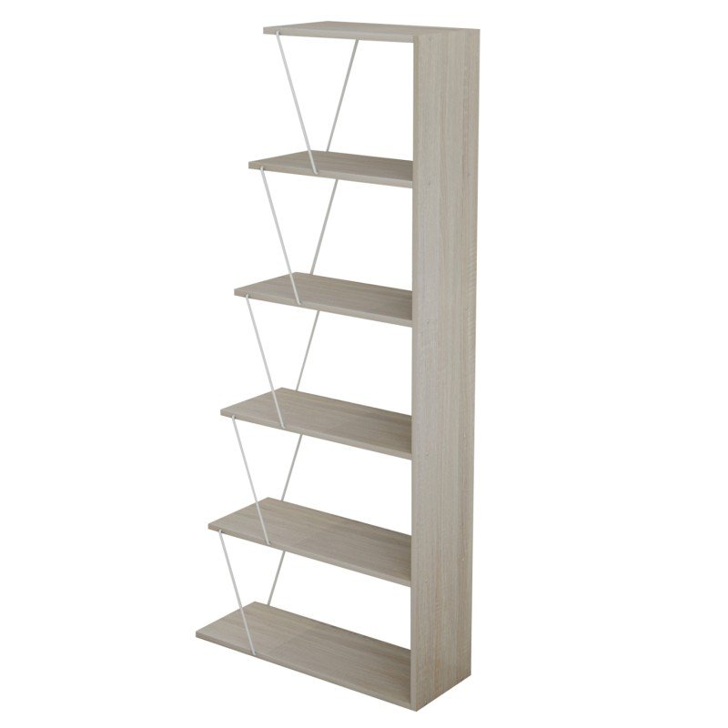 ΒΙΒΛΙΟΘΗΚΗ ΜΕΛΑΜΙΝΗΣ MINI TARS SONOMA ΛΕΥΚΟ HM2241.11 65x22-24x146Υεκ.