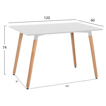 ΤΡΑΠΕΖΙ MINIMAL HM8581.01 ΛΕΥΚΟ MDF-ΠΟΔΙΑ ΟΞΙΑ ΣΕ ΦΥΣΙΚΟ ΧΡΩΜΑ- 120Χ60X74Υεκ. ΤΡΑΠΕΖΙ MINIMAL HM8581.01 ΛΕΥΚΟ MDF-ΠΟΔΙΑ ΟΞΙΑ ΣΕ ΦΥΣΙΚΟ ΧΡΩΜΑ- 120Χ60X74Υεκ.