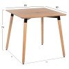 ΤΡΑΠΕΖΙ MINIMAL HM0057.04 ΣΕ ΦΥΣΙΚΟ ΧΡΩΜΑ MDF-ΠΟΔΙΑ ΟΞΙΑ ΦΥΣΙΚΟ ΧΡΩΜΑ 80Χ80Χ74Υεκ