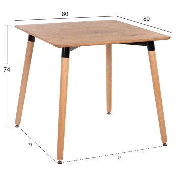 ΤΡΑΠΕΖΙ MINIMAL HM0057.04 ΣΕ ΦΥΣΙΚΟ ΧΡΩΜΑ MDF-ΠΟΔΙΑ ΟΞΙΑ ΦΥΣΙΚΟ ΧΡΩΜΑ 80Χ80Χ74Υεκ ΤΡΑΠΕΖΙ MINIMAL HM0057.04 ΣΕ ΦΥΣΙΚΟ ΧΡΩΜΑ MDF-ΠΟΔΙΑ ΟΞΙΑ ΦΥΣΙΚΟ ΧΡΩΜΑ 80Χ80Χ74Υεκ