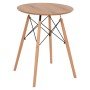ΤΡΑΠΕΖΙ ΣΤΡΟΓΓΥΛΟ MINIMAL HM0060.04 ΦΥΣΙΚΟ ΧΡΩΜΑ MDF-ΠΟΔΙΑ ΟΞΙΑΣ ΣΕ ΦΥΣΙΚΟ ΧΡΩΜΑ Φ60Χ76Υεκ.