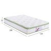 ΣΤΡΩΜΑ CONTINUOUS SPRING ΜΕ ΑΝΩΣΤΡΩΜΑ ALOE VERA 120X200 HM372.18 ΜΟΝΗΣ ΟΨΗΣ