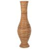 ΔΙΑΚΟΣΜΗΤΙΚΟ ΒΑΖΟ ΔΑΠΕΔΟΥ HM7852 RATTAN ΣΕ ΦΥΣΙΚΟ Φ30x100Yεκ.