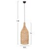 ΦΩΤΙΣΤΙΚΟ ΟΡΟΦΗΣ THEON HM7888 ΚΡΕΜΑΣΤΟ ΑΠΟ RATTAN ΣΕ ΦΥΣΙΚΟ ΧΡΩΜΑ Φ22x148Υ εκ.