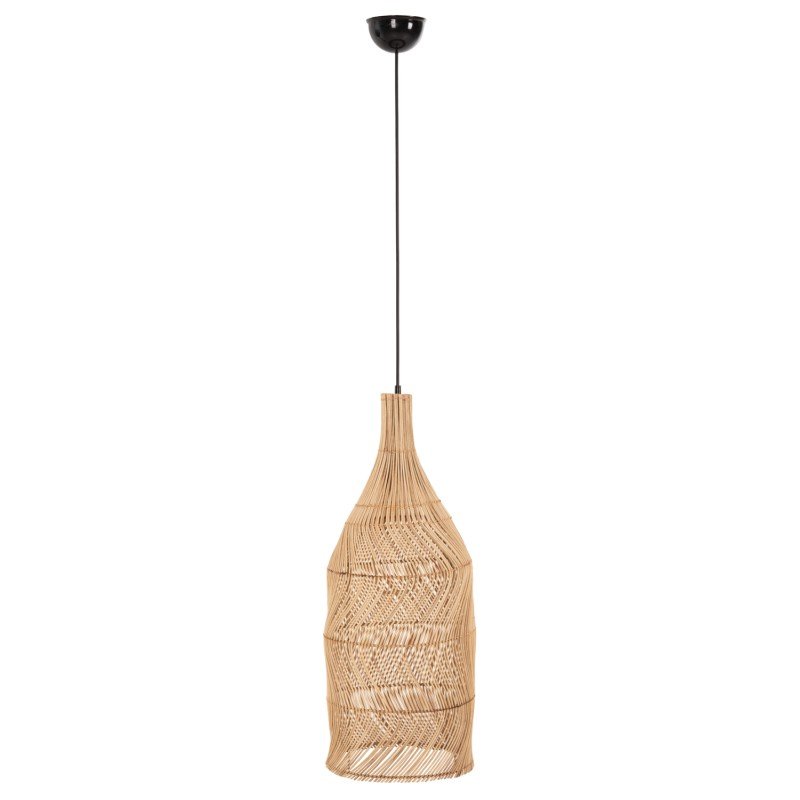 ΦΩΤΙΣΤΙΚΟ ΟΡΟΦΗΣ THEON HM7888 ΚΡΕΜΑΣΤΟ ΑΠΟ RATTAN ΣΕ ΦΥΣΙΚΟ ΧΡΩΜΑ Φ22x148Υ εκ.