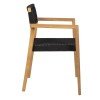 ΠΟΛΥΘΡΟΝΑ CHARLOTTE HM9637.02 ΞΥΛΟ TEAK & ΜΑΥΡΟ ΣΧΟΙΝΙ--B'ΔΙΑΛΟΓΗΣ 59x54x83Y