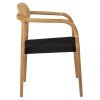 ΠΟΛΥΘΡΟΝΑ OSLO HM9636.02 ΞΥΛΟ TEAK ΦΥΣΙΚΟ & ΣΧΟΙΝΙ--B’ΔΙΑΛΟΓΗΣ 55x54x80Y εκ.