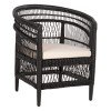 ΠΟΛΥΘΡΟΝΑ MALAWI HM9635.03 ΞΥΛΟ ΜΑΟΝΙ ΜΕ RATTAN ΜΑΥΡΟ--Β'ΔΙΑΛΟΓΗΣ 80x70x86Υεκ.