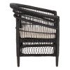 ΠΟΛΥΘΡΟΝΑ MALAWI HM9635.03 ΞΥΛΟ ΜΑΟΝΙ ΜΕ RATTAN ΜΑΥΡΟ--Β'ΔΙΑΛΟΓΗΣ 80x70x86Υεκ.