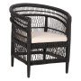 ΠΟΛΥΘΡΟΝΑ MALAWI HM9635.03 ΞΥΛΟ ΜΑΟΝΙ ΜΕ RATTAN ΜΑΥΡΟ--Β'ΔΙΑΛΟΓΗΣ 80x70x86Υεκ.