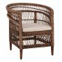 ΠΟΛΥΘΡΟΝΑ MALAWI HM9635.01 ΞΥΛΟ ΜΑΟΝΙ & RATTAN--Β'ΔΙΑΛΟΓΗΣ 80x70x86Υεκ.