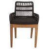ΠΟΛΥΘΡΟΝΑ STARDOM HM9760.03 ΞΥΛΟ ΤΕΑΚ ΣΕ ΜΕΛΙ ΚΑΙ ΜΑΥΡΟ ΣΧΟΙΝΙ 57x65x83Yεκ.