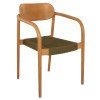 ΠΟΛΥΘΡΟΝΑ OSLO HM9636.05 ΞΥΛΟ TEAK ΦΥΣΙΚΟ & ΣΧΟΙΝΙ--B’ΔΙΑΛΟΓΗΣ 55x54x80Yεκ.