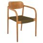 ΠΟΛΥΘΡΟΝΑ OSLO HM9636.05 ΞΥΛΟ TEAK ΦΥΣΙΚΟ & ΣΧΟΙΝΙ--B’ΔΙΑΛΟΓΗΣ 55x54x80Yεκ.