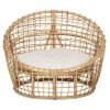 ΠΟΛΥΘΡΟΝΑ ENTO HM9814 RATTAN ΣΕ ΦΥΣΙΚΟ-ΜΠΕΖ ΜΑΞΙΛΑΡΙ 85x75x67Yεκ.