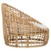 ΠΟΛΥΘΡΟΝΑ ENTO HM9814 RATTAN ΣΕ ΦΥΣΙΚΟ-ΜΠΕΖ ΜΑΞΙΛΑΡΙ 85x75x67Yεκ.