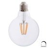 ΛΑΜΠΤΗΡΑΣ GLOBO LED FILAMENT 8W E27 2700K ΔΙΑΦΑΝΟΣ DIMMABLE HM4050.01