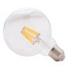 ΛΑΜΠΤΗΡΑΣ GLOBO LED FILAMENT 8W E27 2700K ΔΙΑΦΑΝΟΣ DIMMABLE HM4050.01