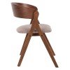 ΚΑΡΕΚΛΑ NEKKER HM9739.01 RUBBERWOOD ΣΕ ΚΑΡΥΔΙ-ΜΠΕΖ ΥΦΑΣΜΑ ΚΑΘΙΣΜΑ 56x55x78Yεκ.