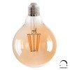 ΛΑΜΠΤΗΡΑΣ GLOBO LED FILAMENT 8W E27 2700K ΧΡΥΣΟ DIMMABLE HM4050.02