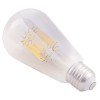 ΛΑΜΠΤΗΡΑΣ HM4189.03 LED FILAMENT 12W E27 2700K SMOKE