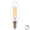 ΛΑΜΠΤΗΡΑΣ LED FILAMENT 4W E14 3000K ΔΙΑΦΑΝΟΣ DIMMABLE HM4048.01