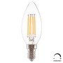 ΛΑΜΠΤΗΡΑΣ LED FILAMENT 4W E14 3000K ΔΙΑΦΑΝΟΣ DIMMABLE HM4048.01