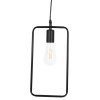 ΦΩΤΙΣΤΙΚΟ ΟΡΟΦΗΣ ΚΡΕΜΑΣΤΟ HM4097 ΜΑΥΡΟ ΜΕΤΑΛΛΙΚΟ ΟΡΘΟΓΩΝΙΟ 17,5x133Υεκ.