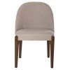 ΚΑΡΕΚΛΑ ΤΡΑΠΕΖΑΡΙΑΣ RAMMER HM9744.02 RUBBERWOOD ΣΕ ΚΑΡΥΔΙ-ΕΚΡΟΥ ΥΦΑΣΜΑ 57x55x86Υεκ.