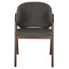 ΚΑΡΕΚΛΑ HANA HM9746.02 RUBBERWOOD ΣΕ ΚΑΡΥΔΙ ΧΡΩΜΑ-ΓΚΡΙ ΥΦΑΣΜΑ 55x60x84Yεκ.