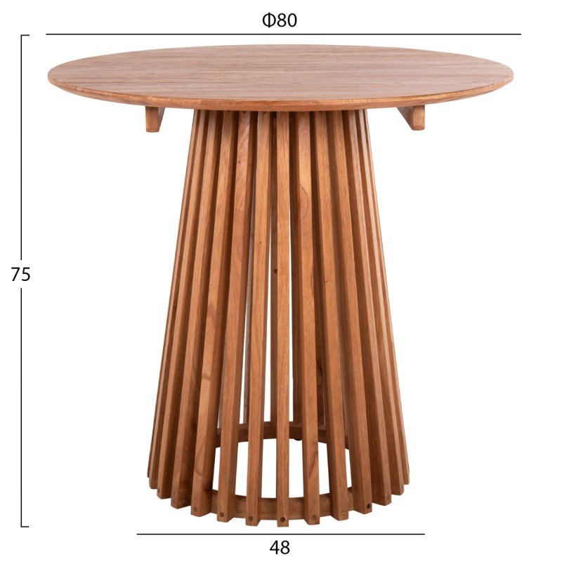 ΤΡΑΠΕΖΙ ΤΡΑΠΕΖΑΡΙΑΣ ΣΤΡΟΓΓΥΛΟ FRANTZ HM9832.11 ΜΑΣΙΦ ΞΥΛΟ MINDI ΣΕ ΦΥΣΙΚΟ Φ80X75Υεκ. ΤΡΑΠΕΖΙ ΤΡΑΠΕΖΑΡΙΑΣ ΣΤΡΟΓΓΥΛΟ FRANTZ HM9832.11 ΜΑΣΙΦ ΞΥΛΟ MINDI ΣΕ ΦΥΣΙΚΟ Φ80X75Υεκ.