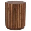 ΒΟΗΘΗΤΙΚΟ ΤΡΑΠΕΖΙ ΣΤΡΟΓΓΥΛΟ SEDGE HM9696 ΜΑΣΙΦ ΑΚΑΚΙΑ-ΦΥΣΙΚΟ ΧΡΩΜΑ Φ40x50Υεκ.