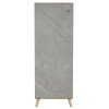 ΠΑΠΟΥΤΣΟΘΗΚΗ-ΝΤΟΥΛΑΠΙ ALVARO HM8954.11 ΜΕΛΑΜΙΝΗ SONAMA-STONE TEXTURE 50Χ38Χ135Yεκ.