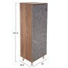 ΠΑΠΟΥΤΣΟΘΗΚΗ-ΝΤΟΥΛΑΠΙ ALVARO HM8954.12 ΜΕΛΑΜΙΝΗ SONAMA-STONE TEXTURE 50Χ38Χ135Yεκ.