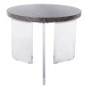 ΤΡΑΠΕΖΙ ΣΑΛΟΝΙΟΥ ACRYCON HM9780.01 MDF ME ΥΔΑΤΟΑΠΩΘΗΤΙΚΗ ΕΠΙΣΤΡΩΣΗ-ΑΚΡΥΛΙΚΑ ΠΟΔΙΑ Φ64x51Yεκ.