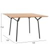 ΤΡΑΠΕΖΙ ΤΡΑΠΕΖΑΡΙΑΣ TRENK HM9614.01 MDF ΜΕ ΚΑΠΛΑΜΑ ΔΡΥΟΣ ΦΥΣΙΚΟ-ΜΑΥΡΟ ΜΕΤΑΛΛΟ 120x120x75Υεκ. ΤΡΑΠΕΖΙ ΤΡΑΠΕΖΑΡΙΑΣ TRENK HM9614.01 MDF ΜΕ ΚΑΠΛΑΜΑ ΔΡΥΟΣ ΦΥΣΙΚΟ-ΜΑΥΡΟ ΜΕΤΑΛΛΟ 120x120x75Υεκ.