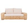 ΚΑΝΑΠΕΣ 2-ΘΕΣΙΟΣ TROPEL HM9809 ΞΥΛΟ MANGO-RATTAN ΦΥΣΙΚΟ-ΛΕΥΚΑ ΜΑΞΙΛΑΡΙΑ 192x88x70-85Υεκ.