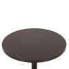 ΤΡΑΠΕΖΙ ΣΤΡΟΓΓΥΛΟ GOSS HM5974.02 ΑΛΟΥΜΙΝΙΟ ΚΑΦΕ Φ60x70Υεκ.