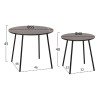 ΤΡΑΠΕΖΙΑ ΣΑΛΟΝΙΟΥ 2ΤΜΧ CUPPER HM9878.13 ΜΕΛΑΜΙΝΗ ΜΑΥΡΟ ΜΑΡΜΑΡΟ-ΜΑΥΡΟ ΜΕΤΑΛΛΟ