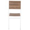 ΚΑΡΕΚΛΑ ΑΛΟΥΜΙΝΙΟΥ SAGA HM6063.01 ΛΕΥΚΗ ΜΕ POLYWOOD 46x52x86Υεκ.