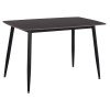ΤΡΑΠΕΖΙ RAVEN HM9854.02 ΚΕΡΑΜΙΚΟ TOP ΜΑΥΡΟ ΜΑΡΜΑΡΟ-ΜΑΥΡΟ ΜΕΤΑΛΛΟ 120x70x73Υεκ.