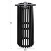 ΒΑΣΗ BAR STAND ΕΣΩΤ.ΧΩΡΟΥ ΜΕΣ.ΥΨΟΥΣ ΣΤΡΟΓΓΥΛΗ FRANTZ HM9857.12 MINDI ΞΥΛΟ ΣΕ ΜΑΥΡΟ Φ40x90Υεκ. ΒΑΣΗ BAR STAND ΕΣΩΤ.ΧΩΡΟΥ ΜΕΣ.ΥΨΟΥΣ ΣΤΡΟΓΓΥΛΗ FRANTZ HM9857.12 MINDI ΞΥΛΟ ΣΕ ΜΑΥΡΟ Φ40x90Υεκ.