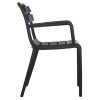 ΠΟΛΥΘΡΟΝΑ ΠΟΛΥΠΡΟΠΥΛΕΝΙΟΥ PHILLY HM6123.02 ΜΑΥΡΟ 58.5x49x83.5Υεκ.
