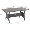 ΣΕΤ ΣΑΛΟΝΙ ΓΩΝΙΑ & ΤΡΑΠΕΖΙ CARSON HM6078.01 ΓΚΡΙ ΣΥΝΘ.RATTAN-ΜΑΞΙΛΑΡΙΑ